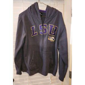 LSU full Zip Up Hoodie Youth XL 20 COLOSSEUM..................................B3